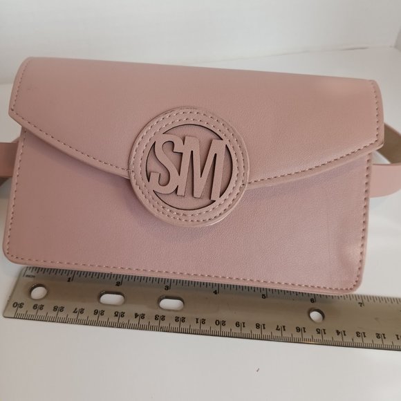 Steve Madden belt bag size M 7" × 4" /Blush fanny pack utility belt bag NWT - Picture 4 of 14